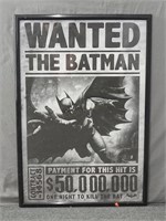 Framed Batman Poster