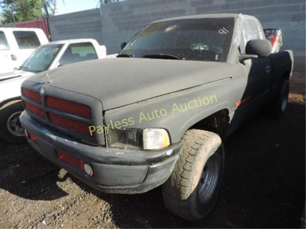 2001 Dodge Ram 1B7HC16Z81S181991 Black