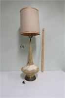 43" Tall Lamp w/ Shade Mid-Century