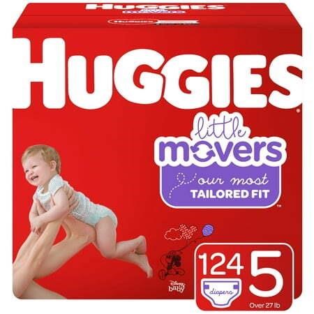 Huggies Little Movers Size 5  124 Ct