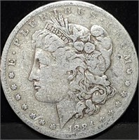 1884-S Morgan Silver Dollar, Better Date