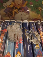 Disney Lot: VHS Tapes, Beauty & Beast Poster