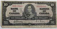 1937 0333383 SN $10 BANK NOTE