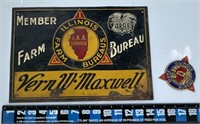 Illinois Farm Bureau metal signs