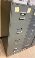 Fireproof Sears Grey File Cabinet 54H 30W 20D