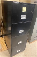 Fireproof Scwab 5000 Black File Cabinet 53.5H 31W