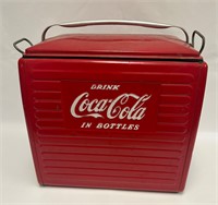 1954 Coca-Cola Red Cooler. Excellent condition.