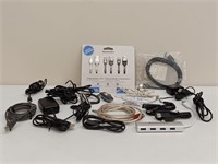 MISC CORDS & CHARGERS 21 PIECES