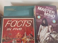 Assorted Board Games - Scrabble, Facts in Five