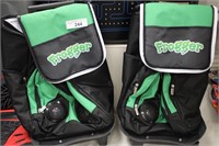 SET OF 2 BLUE TOOTH FROGGER ROLLING LUGGAGE