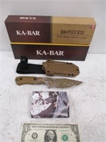 Ka-Bar BK & T BK-18 Knife in Box w/ Sheath