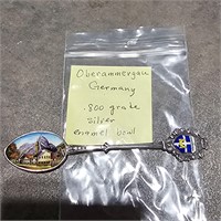 Silver Oberammergau germany spoon