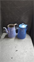 2 Granite Coffee Pots