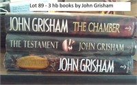 3 hb books by John Grisham
