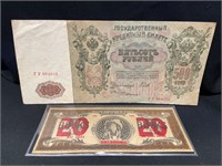 Foreign Currency & Miller Brothers 101 Ranch