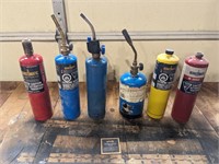 Lot of Benzomatic Torches