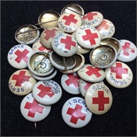 WORLD WAR 1 RED CROSS PIN COLLECTION