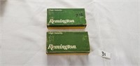 (2) Remington 22-250 High Velocity Ammo (full)