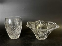 Crystal Vase and Marquis by Waterford Bowl