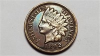 1892 Indian Head Cent Penny High Grade