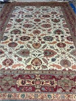 Hand Knotted Heriz Rug 9x12 ft 800