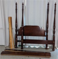 Vintage Wooden Bedframe