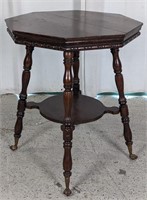 Vintage Octagonal Side Table