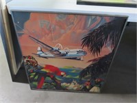 50s unique Panama Airlines Poster? 24"ish Rare?