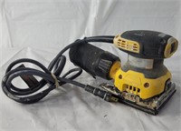 DeWalt belt sander, powers on