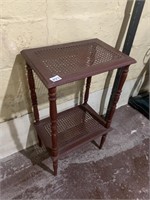 TWO TIER TABLE CANE TOP