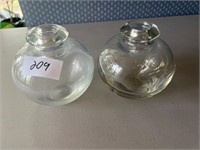 2 BUD VASES 5" TLAL