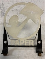 Vintage Newspaper Newsboy Metal Paper Stand