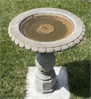 Concrete birdbath 24 x 32