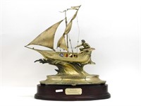 Scandinavian 800 silver yachting trophy made by