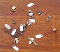 GROUP OF MARKED 925 CHARMS