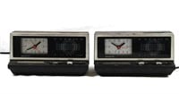 Pair 1980s Juliette Alarm Clocks