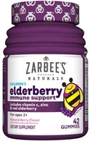 (3) Zarbee's 42-Ct Naturals Children's Elderberry
