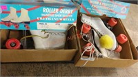 Vintage white roller skates Ladies, size 7