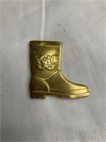 K of C 2018 boot shaped doubloon