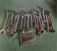 Assorted Wrenches, Mix Sizes And Brand