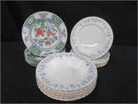 9 LIMOGES SALAD PLATES (PHILADELPHINE)