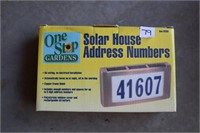solar house numbers.