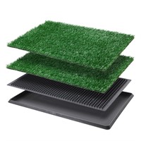 LOOBANI Dog Grass Pad with Tray Large  Indoor