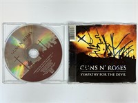 Autograph COA Guns N Roses CD