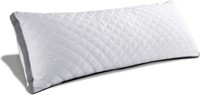 Oubonun Quilted Body Pillow 21x54 White-gray