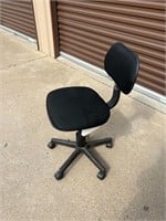 Black Secretary Chair and Grey Office chair