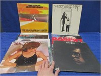 10 vinyl records: allman bro. -fleetwood mac -