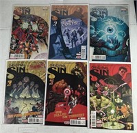 ORIGINAL SIN #1 VARIANT, #3, #4, #4 VARIANT, #6,