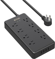 TROND Surge Protector Power Strip x2