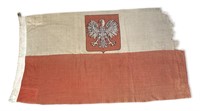 Vintage WWII Style Polish Flag